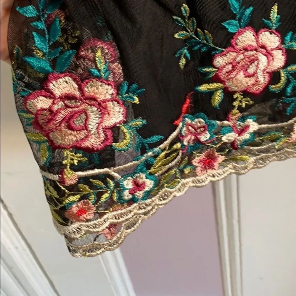Target Brand Boho Embroidered Sheer Dress - Size Small - Picture 7 of 7